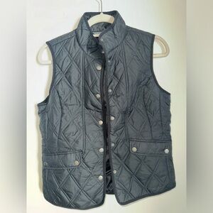 Eddie Bauer Charcoal Quilted Women's Vest